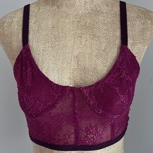 Free People Lace Bralette XS NWOT